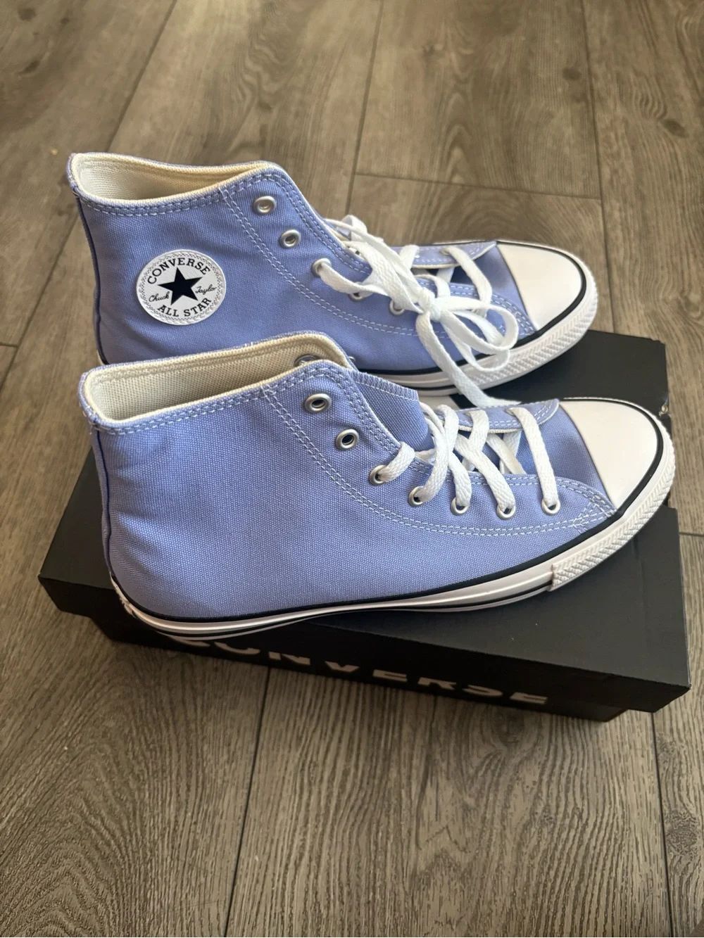 Converse Kids' Chuck Taylor All Star High Top Sneakers - Lavender Blue